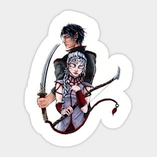 Nightvision: Dante and Nakai Sticker